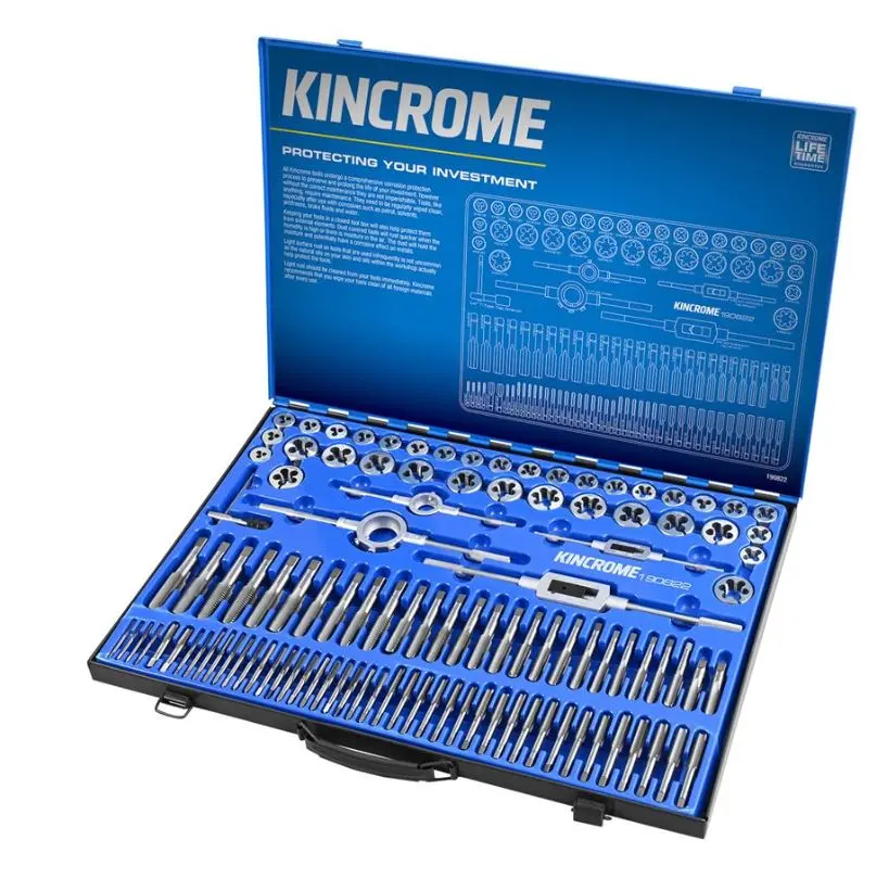 Kincrome Tap & Die Set 110 Piece Nc / Nf / Metric & Imperial 190822 1
