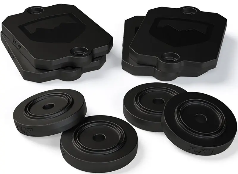Teraflex Jl/Jlu Bump Stop Strike Pad Shim Kit (Front & Rear) 1