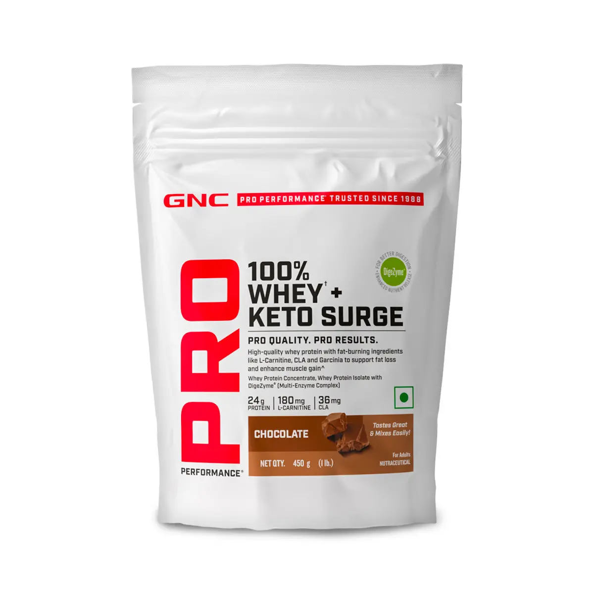 Gnc 100% Whey + Keto Surge 1