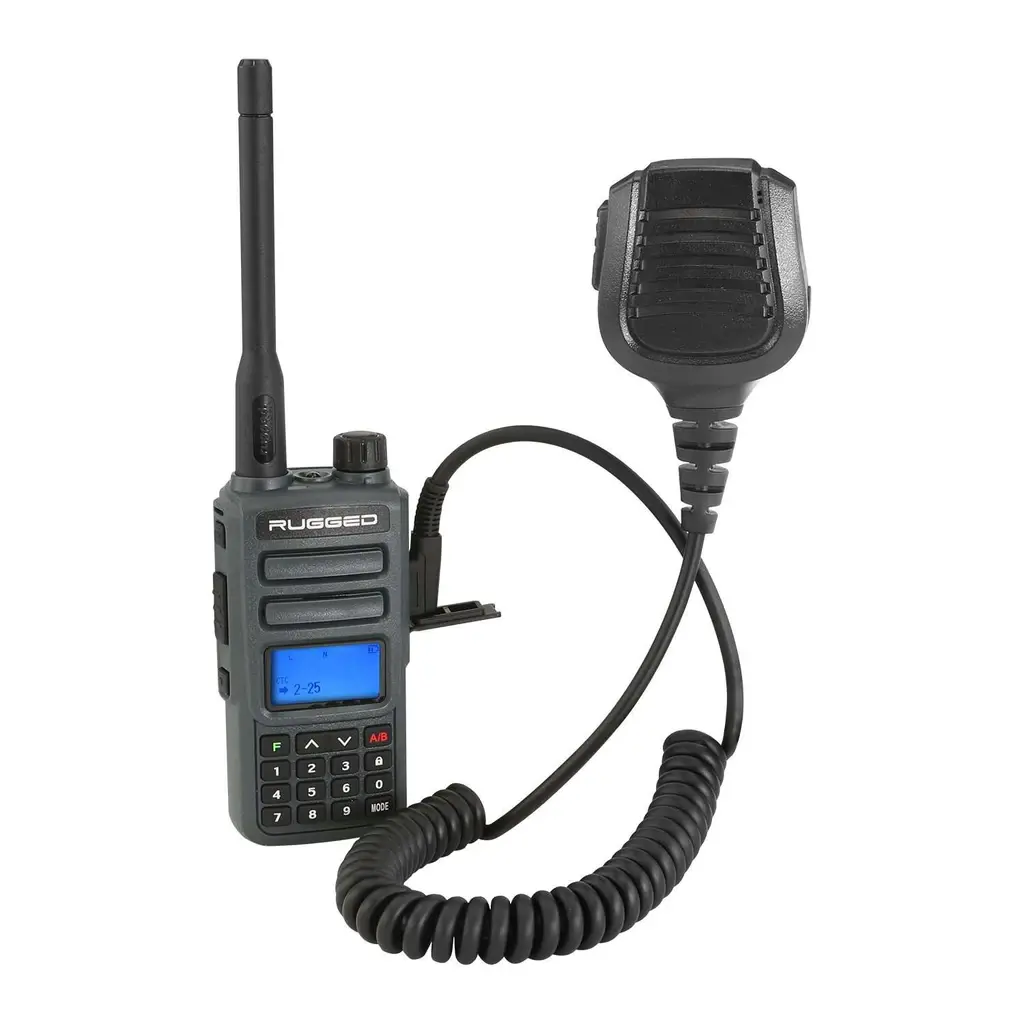 Rugged Radios Gmr2 Gmrs/Frs With Hand Mic | Universal & Jeep | Gmr2-G 1