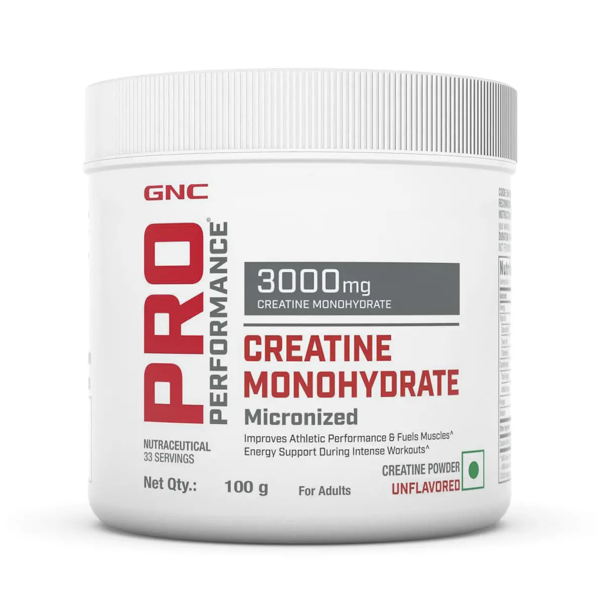 Gnc Pro Performance Creatine Monohydrate (3000 Mg) - Clearance Sale| Expiry - 2024-10-31 1