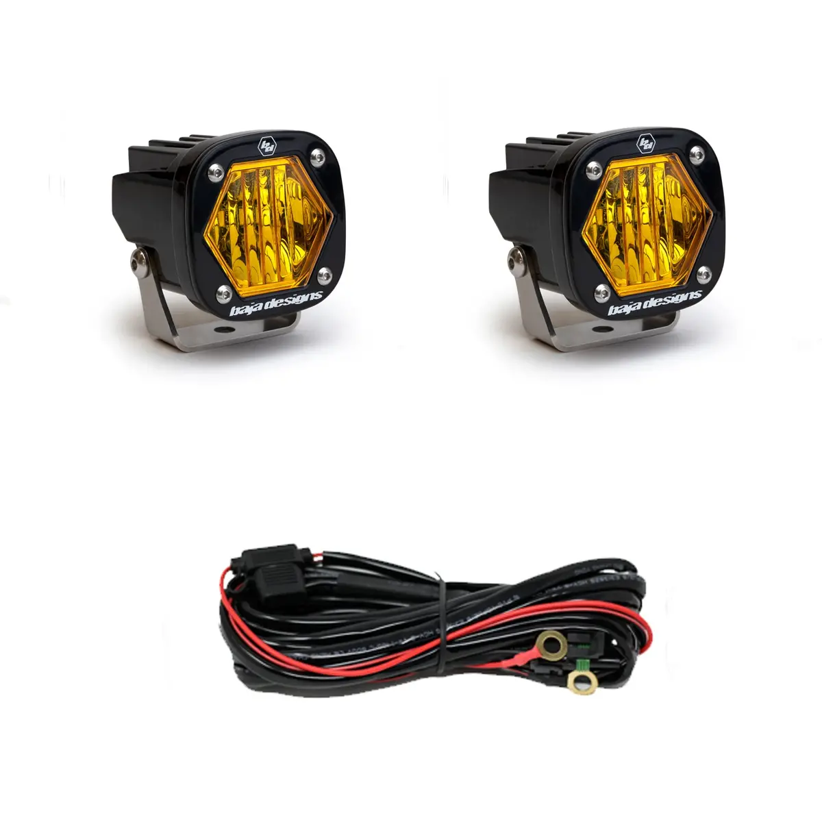 Baja Designs S1 | Pair Amber Wide Cornering Led | 387815 1