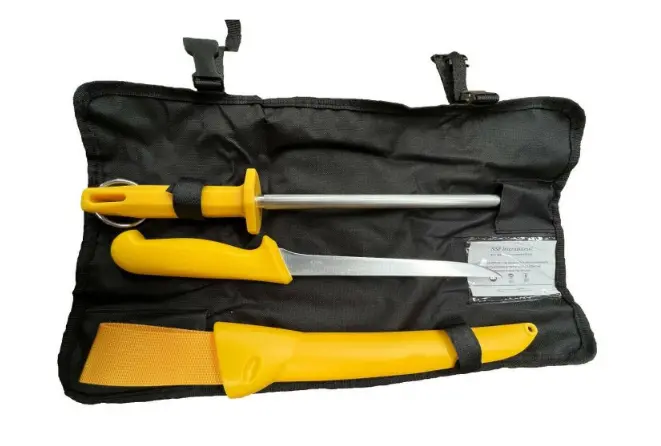 Starrett 2 Piece Filleting Butcher’S Knife Set Bkk-2Ynz 1