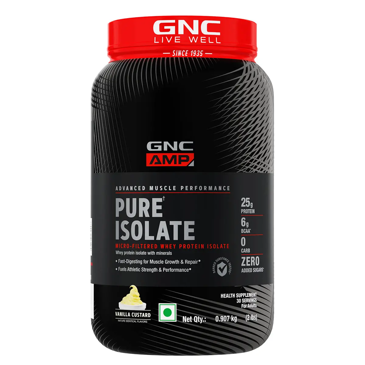 Gnc Amp Pure Isolate (Low/Zero Carb) (Clearance Sale) | Expiry - 2025-12-31 1