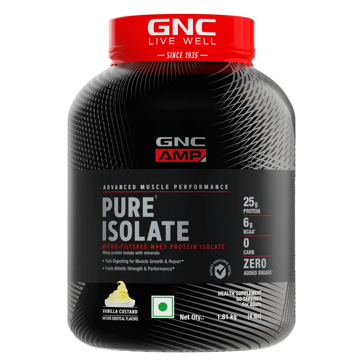 Gnc Amp Pure Isolate (Low/Zero Carb) (Clearance Sale) 1