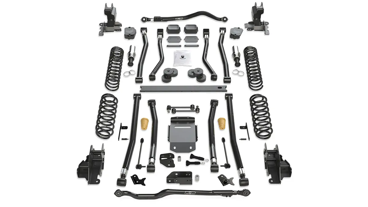 Teraflex 4.5” Alpine Ir Rt4 Long Arm Suspension System For '18+ Jeep Wrangler Jlu 4 Door 1
