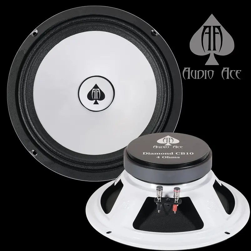 Audio Ace Diamond Cb10 10" Mid-Range Car Audio Speaker 1