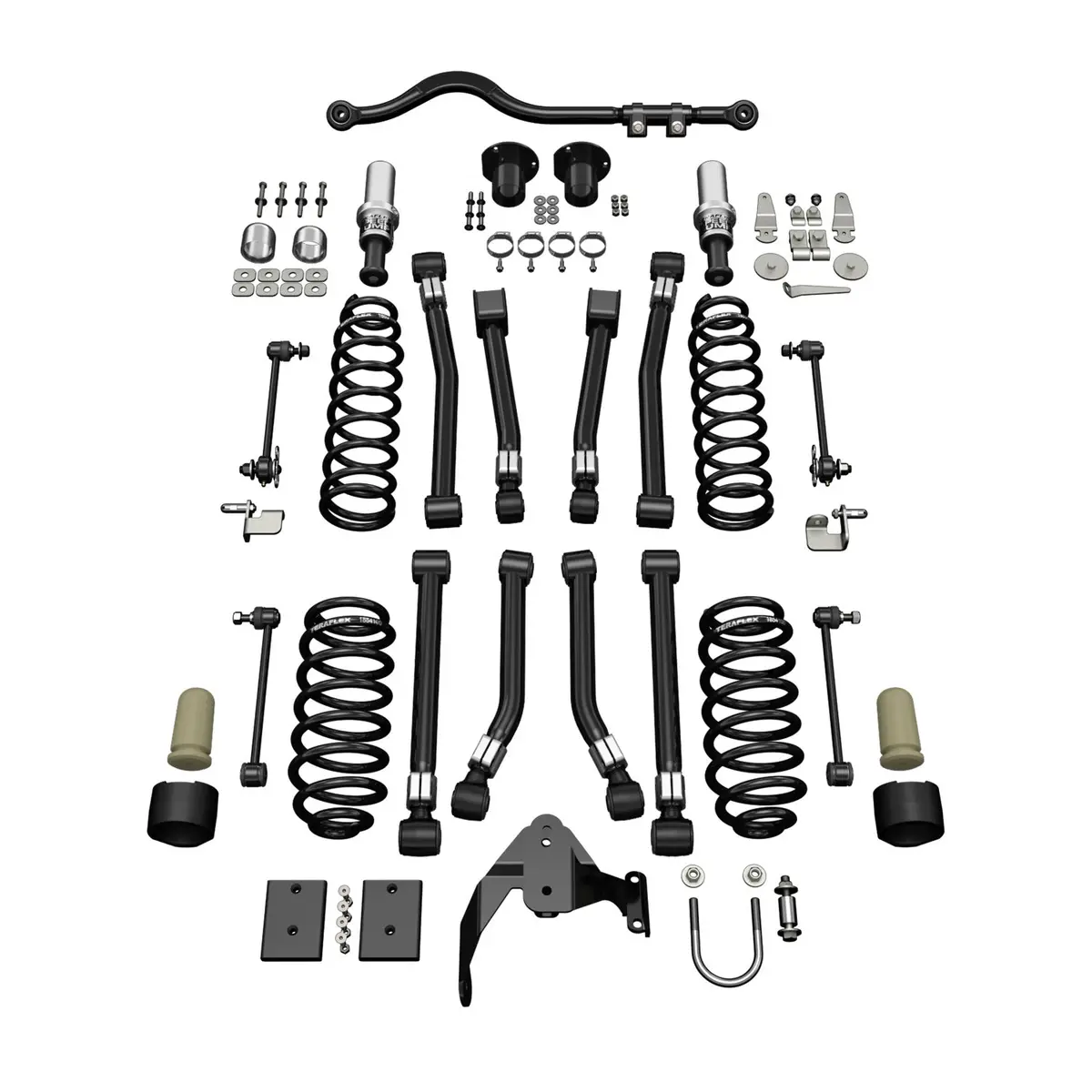 Teraflex 3” Alpine Ct3 Short Arm Suspension System For '07-'18 Jeep Wrangler Jk 2 Door 1