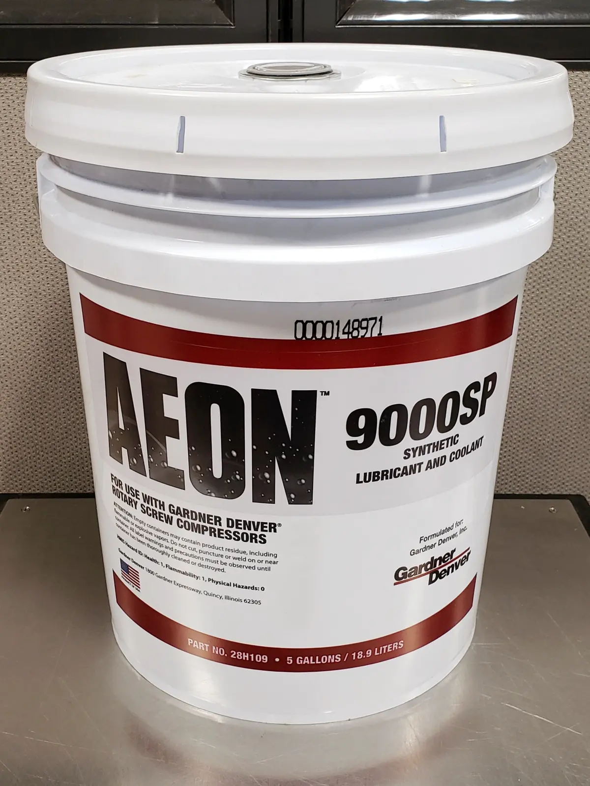 28H109: Lubricant, 9000Sp 5 Gal 1