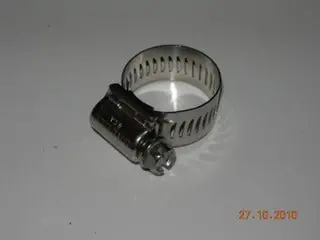 Clamp, Worm Drive - Hose - Aero-Seal - Breeze - 9/16 To 1 1/16" - Stainless Band/Hex Screw 1