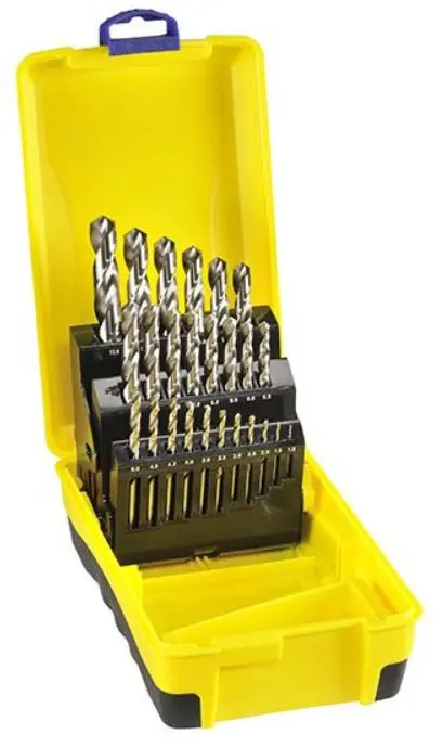 Bordo 25 Piece Bright Hss Jobber Set In Abs Plastic Case 2007-M6 1
