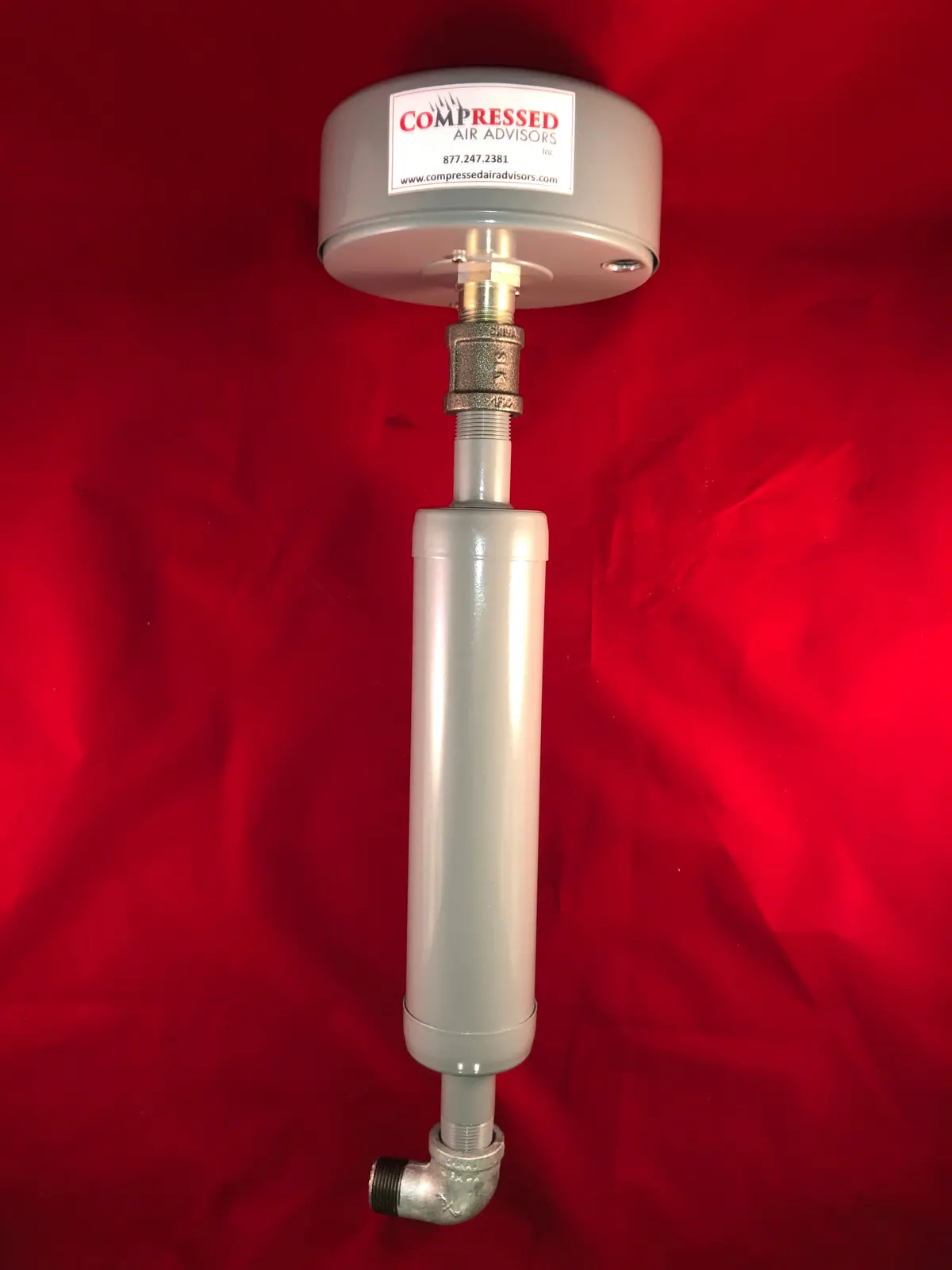 Reciprocating Air Compressors Silencer/Filter Universal Kit - 3/4" Intake 1