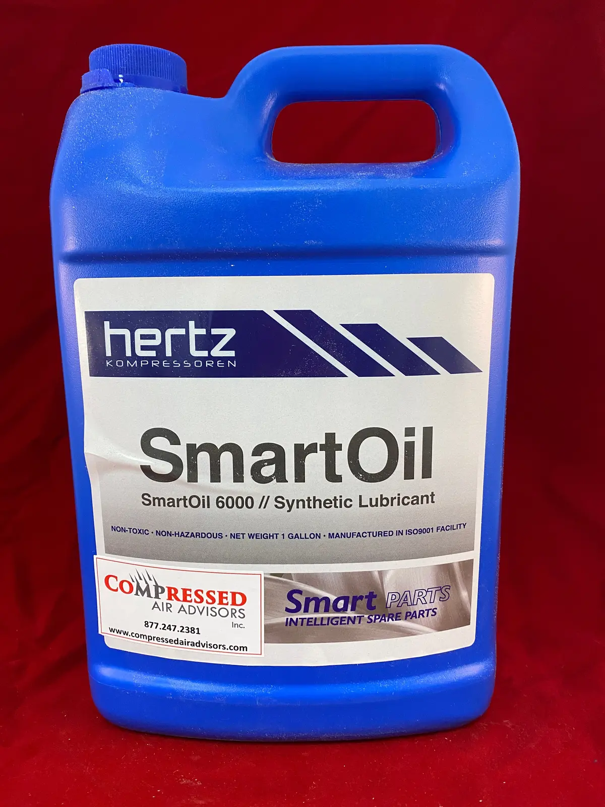 Hertz - Smart Oil 6000 Synthetic 8,000 Hour Compressor Oil - 1 Gallon 1