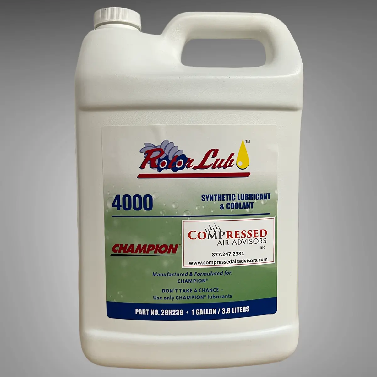 Champion - Rotorlub 4000 Semi-Synthetic Rotary Screw Lubricant - 1 Gallon Pn: 28H238 1