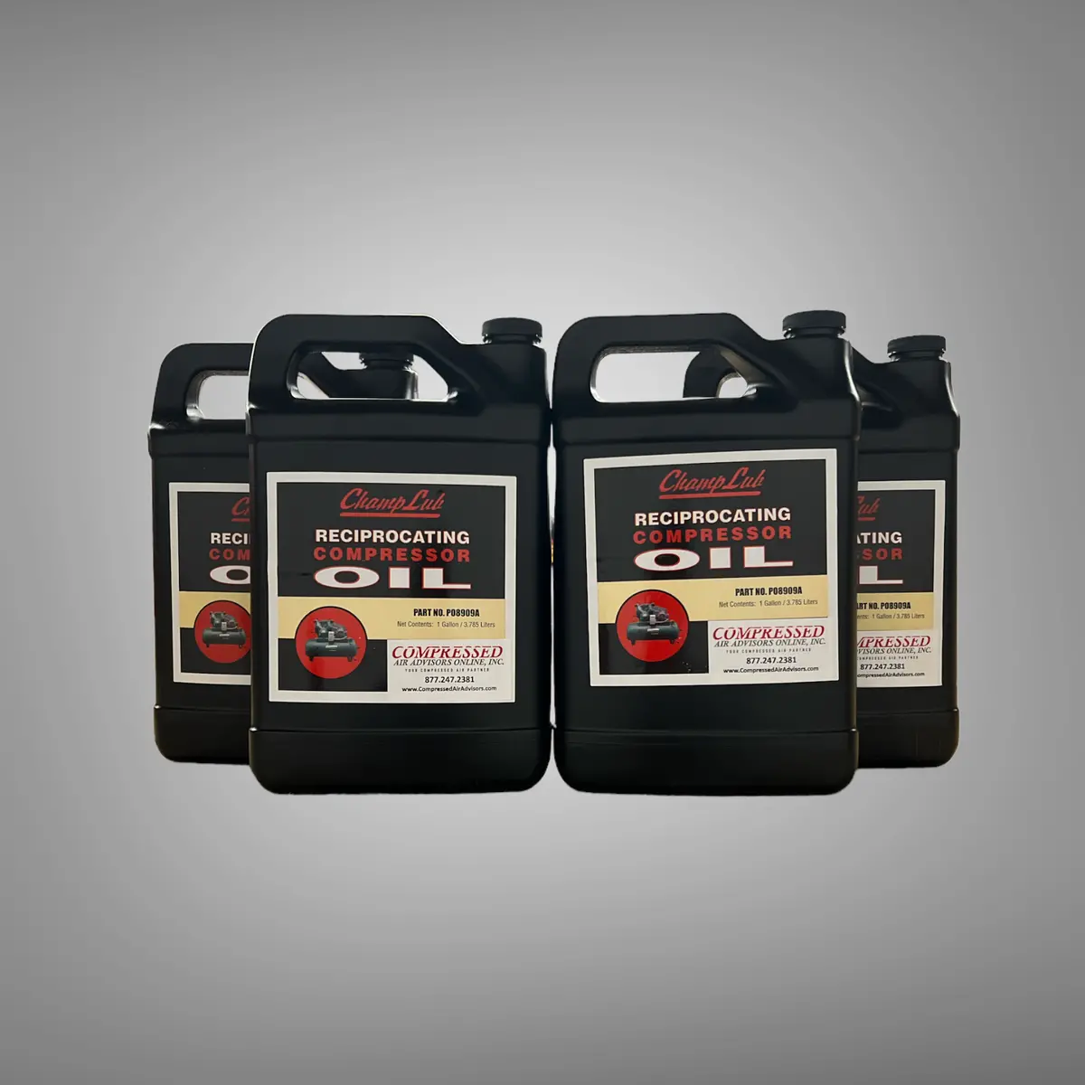 Champion P08909a - Champlub Reciprocating Air Compressor Oil - 1 Case (4 Gallons) 1