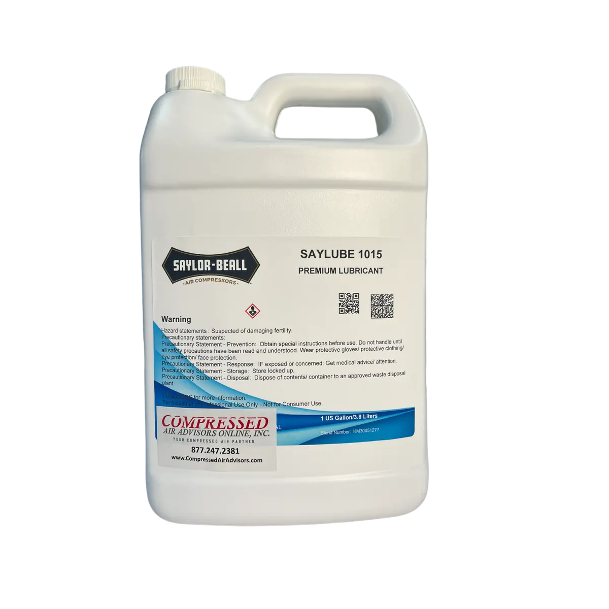Saylor Beall - Saylube 1015 - Premium Reciprocating Air Compressor Oil - 1 Gallon, Pn: 6755-Gal 1