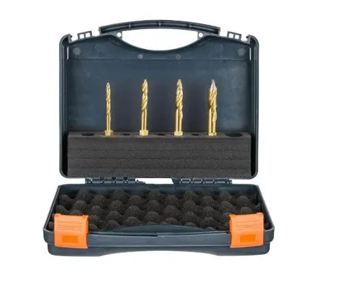 Alpha Versadrive Turbotip Impact Drill Bit Set, 6, 8, 10, 12Mm 209015-Set1 1