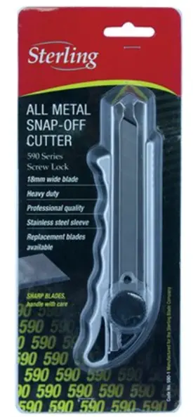 Sterling Cutters 18Mm Silver Metal Screw-Lock 590-1 1