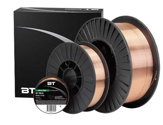 Bt Weld 70S-6 Mild Steel Mig Wire 0.9Mm 0.7Kg Spool 210007 1