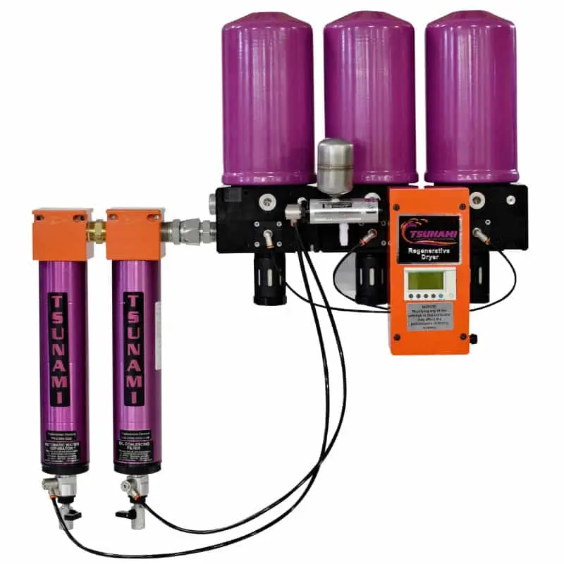 Tsunami 15 Hp Regenerative Dryer 60 Cfm System Pn: 21999-0715 1