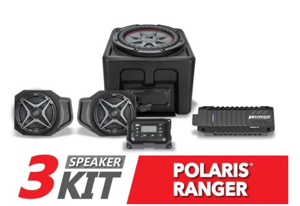 Ssv Works 3-Speaker Audio System For '18-'23 Polaris Ranger Xp 1000 1