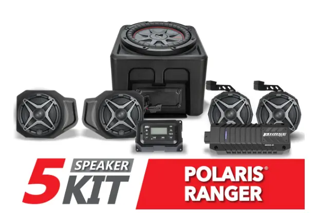 Ssv Works 5-Speaker Audio System For '18-'23 Polaris Ranger Xp 1000 1