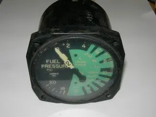 Gauge, Fuel Pressure - 3 1/8" - Twin Engine - Garwin 1