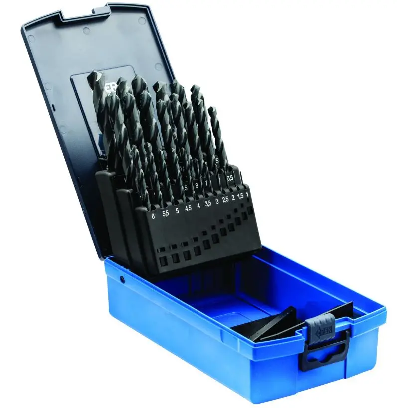 Pferd 25 Piece High Speed Steel Hssg Drill Bit Set Metric 1-13Mm 25203702 1