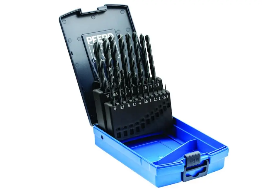 Pferd 29Pc Drill Bit Set Imperial Hssg Steel Sizes 1/16" - 1/2" 25204035 1