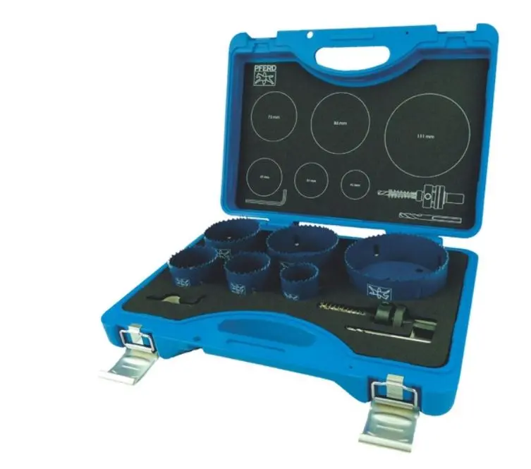 Pferd 9Pc Bi-Metal Plumbers Hole Saw Set Ls-So 10 25999902 1