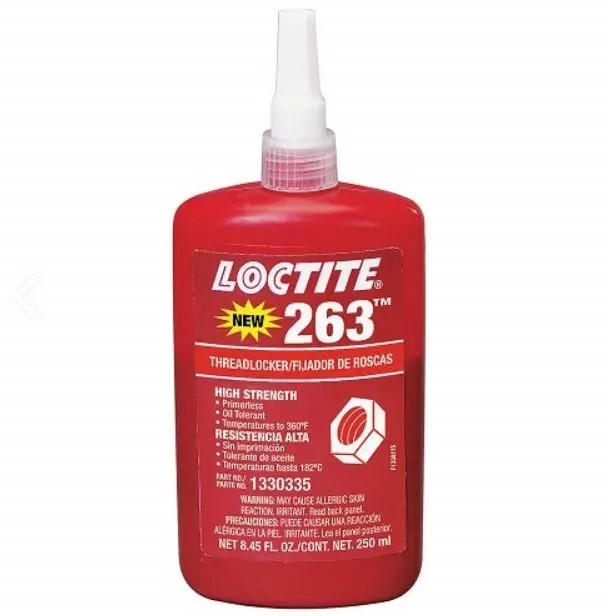 Loctite  263  Nutlock Threadlocker High Strength Red 250 Ml  263-250Ml/Loctite 1