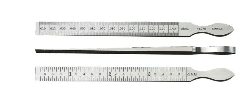 Starrett Taper Gauge .010-150In 0.3 - 4Mm 0.05Mm   270 1