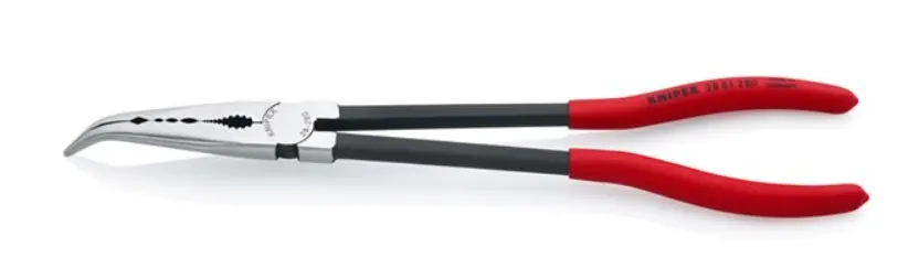 Knipex Flat Long Nose Bent Plier45 Deg 280Mm 2881280Sb 1