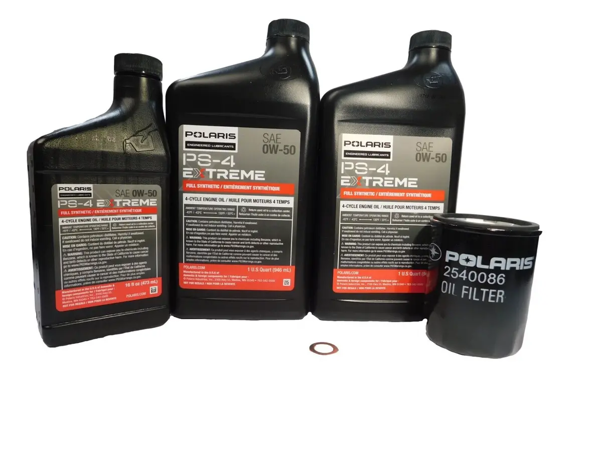 2013-2022 Polaris Rzr Xp 4 900 1000 Oem Oil Change Kit 2890057 1