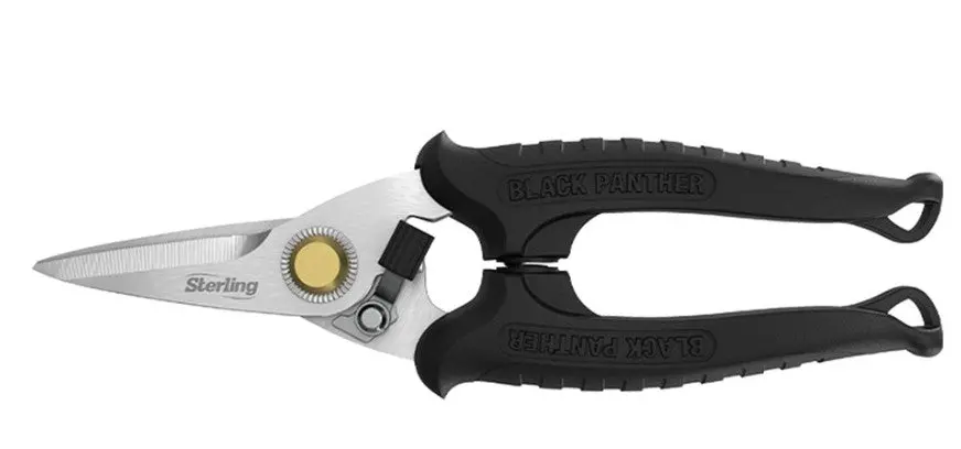 Sterling 185Mm Black Panther Industrial Snips: Round Points 29-701 1