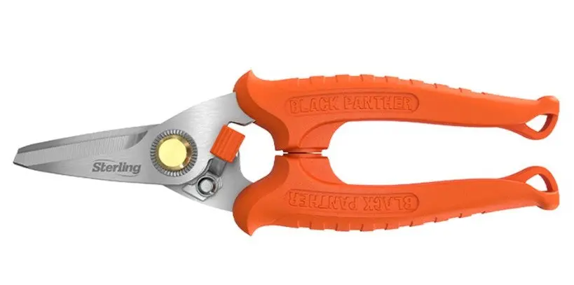 Sterling 180Mm Black Panther Industrial Snips: Round Points 29-704 1