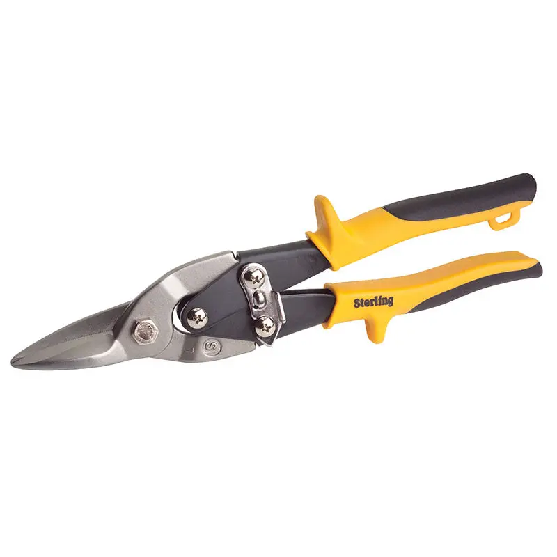 Sterling Yellow Straight Cut Aviation Snips 29-753 1