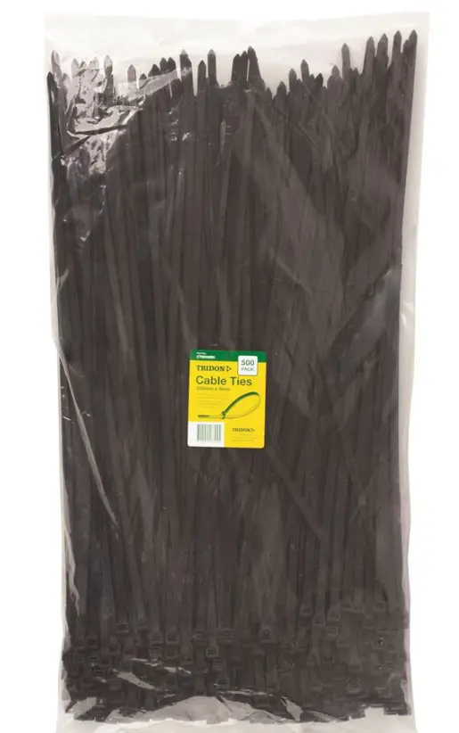 Tridon  Black  Cable Ties 550Mm X 9Mm Pk 500 Ctb559bk 1