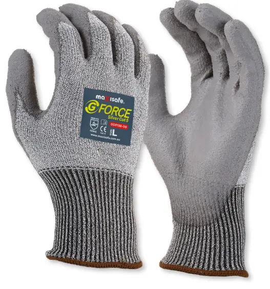 Maxisafe G-Force Silver Cut 5 Glove Small To 2Xl Gdp138 1
