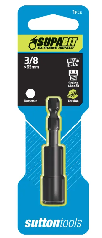 Sutton  Nutsetter Impact  3/8" X 65Mm S1520965 1