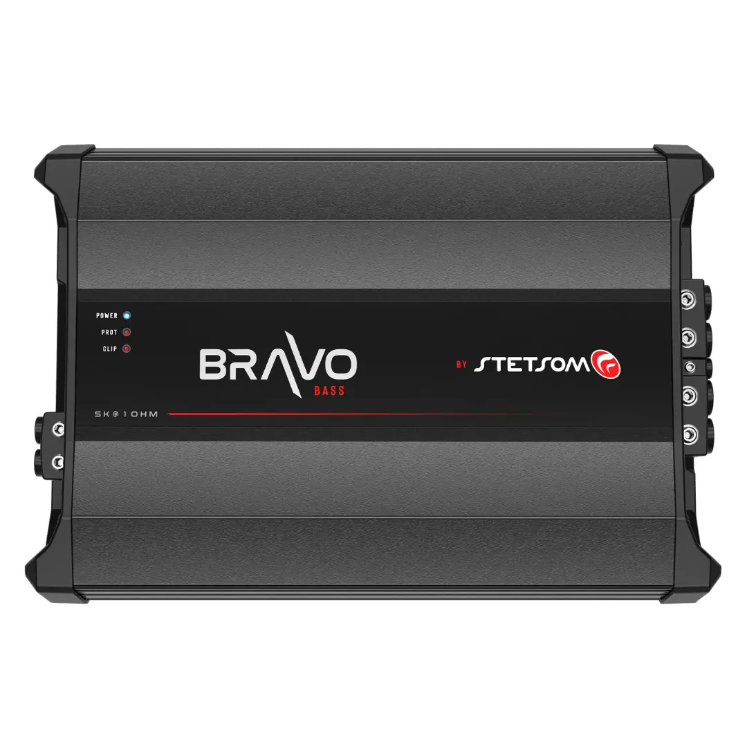 Stetsom Bravo Bass 5K Mono 1 Channel Class D Digital Subwoofer Amplifier 1