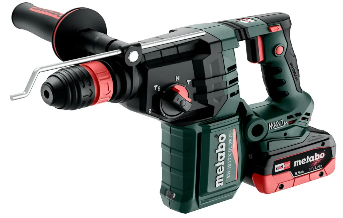 Metabo Cordless Rotary Hammer Drill  18V 28Mm  Skin Only Kh 18 Ltx Bl 28Q 1