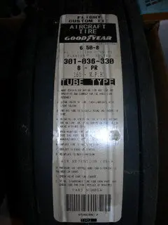 Tire, Goodyear Flight Custom Ii - 8 Ply - 160 Mph 1