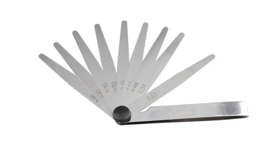 Toledo Tapered Feeler Gauge 10 Blade Metric (0.04–0.63Mm) 301159 1