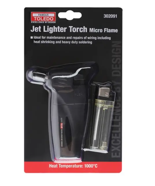 Toledo Jet Lighter Torch Micro Flame 302091 1