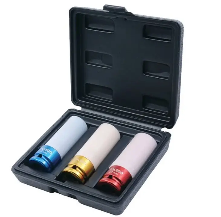 Toledo Wheel Nut Socket Set Metric 3 Pc. 309300 1