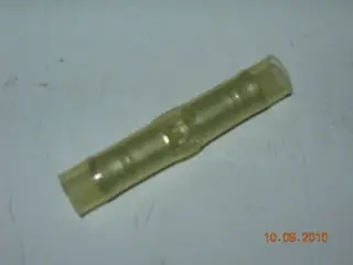 Splice, Butt - Yellow - 12-10 Awg - Insulated - Amp 1