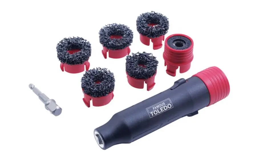 Toledo Wheel Hub Cleaner Kit  8 Piece 321204 1