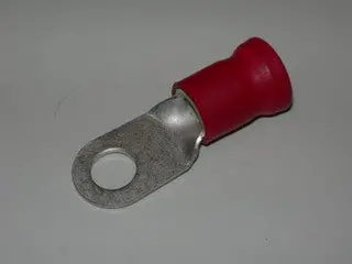 Connector, Terminal - 2 Awg - 3/8" Hole - Red - Tyco Amp 1
