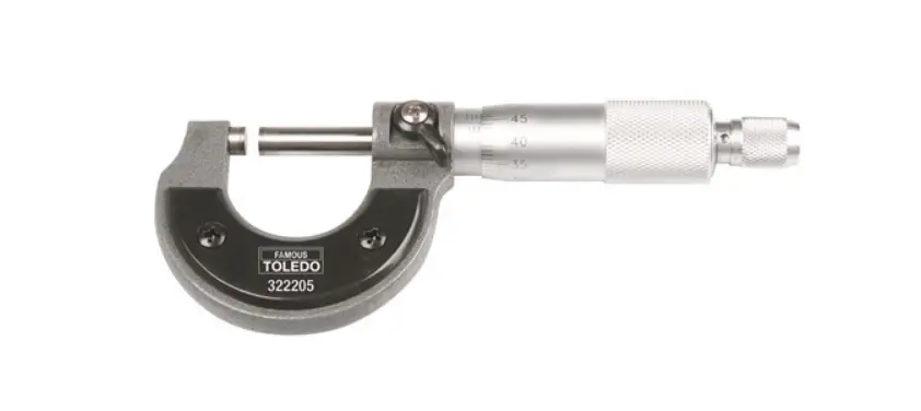 Toledo Micrometer Analogue 0-25Mm 322205 1